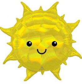 Шар фигура Солнышко перламутровое